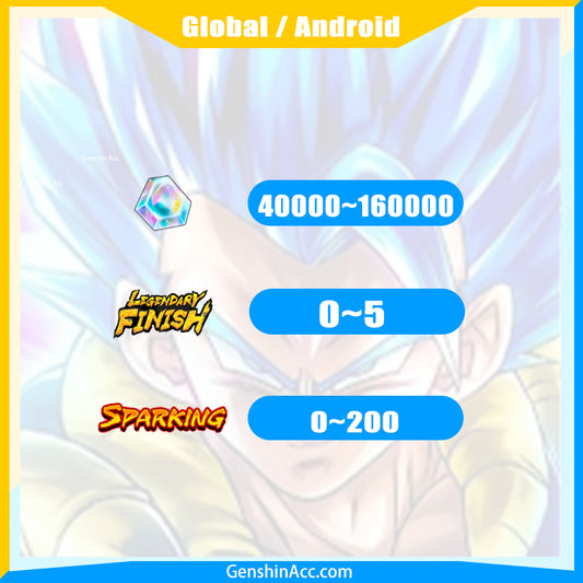 DRAGON BALL LEGENDS - Farmed Account ( Global / Android )