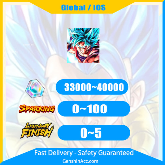 DRAGON BALL LEGENDS-UL Kaioken Goku Starter Account ( Global | IOS )