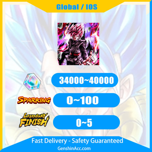 DRAGON BALL LEGENDS-UL Super Saiyan Rosé (Goku Black) Starter Account ( Global | IOS )