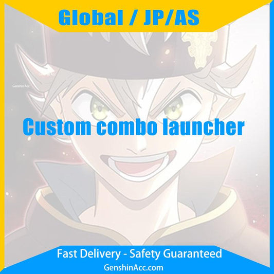 Black Clover M-Custom combo launcher Account - Genshin Acc