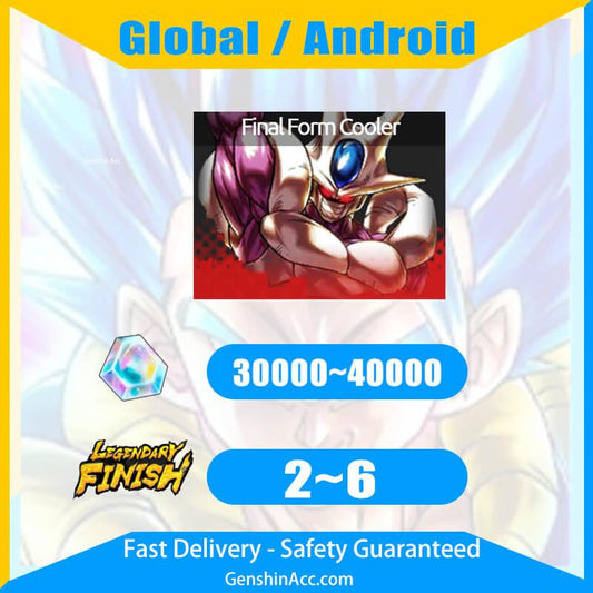 DRAGON BALL LEGENDS-Final Form Cooler Starter Account ( Global | Android ) - Genshin Acc