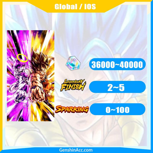 DRAGON BALL LEGENDS-Goku&Final Form Frieza Starter Account ( Global | IOS ) - Genshin Acc
