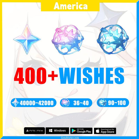Genshin impact account Primogems 40000+ / 400+ Draws Starter account(America) - Genshin Acc