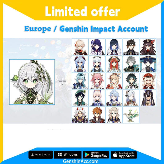 Genshin Impact Starter Account - Nahida (Europe/EU) - Genshin Acc
