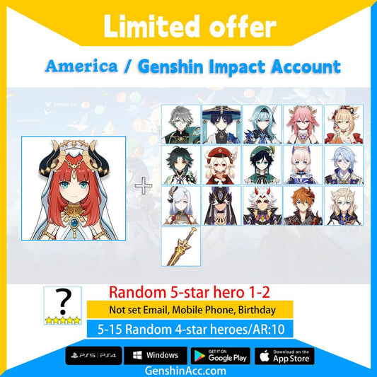 Genshin Impact Starter Account - Nilou (America/NA) - Genshin Acc