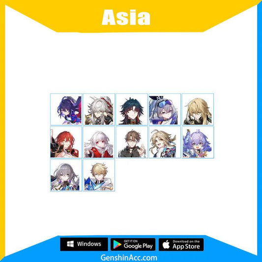 Honkai: Star Rail Single Character HSR Reroll Starter Account ( Asia ) - Genshin Acc