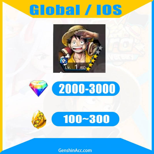 ONE PIECE Bounty Rush-D Luffy( Global | iOS ) - Genshin Acc