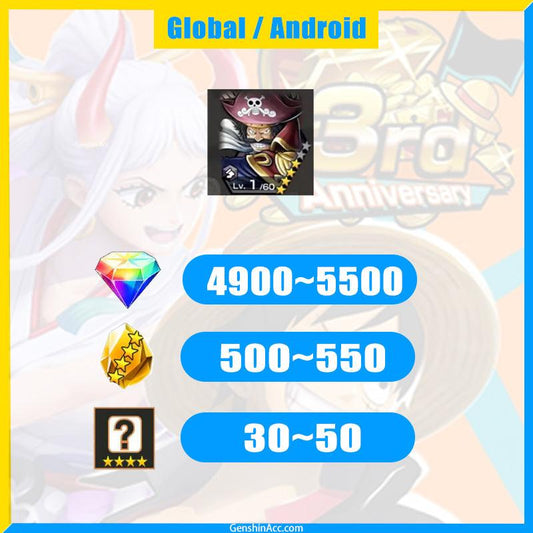 ONE PIECE Bounty Rush- Gol D.Roger V2( Global | Android ) - Genshin Acc