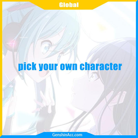 Project Sekai Colorful Stage Feat. Hatsune Miku-pick your own character(global) - Genshin Acc