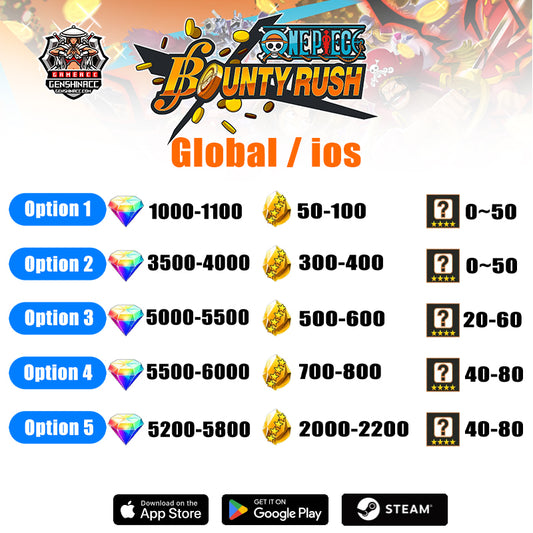 One Piece Bounty Rush Starter Account - ( Global | iOS )