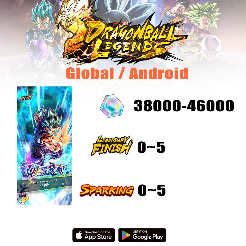 DRAGON BALL LEGENDS Account-UL Ultra Blue Vegito ( Global | Android )