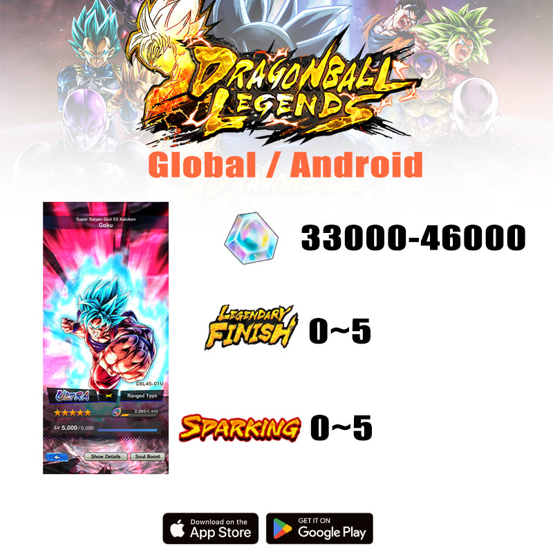 DRAGON BALL LEGENDS Account-UL Kaioken Goku( Global | Android )