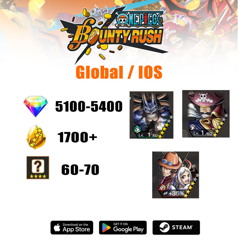 ONE PIECE Bounty Rush-Onigashima Kaido+Ace/Yamato+Roger V2(Global|IOS)