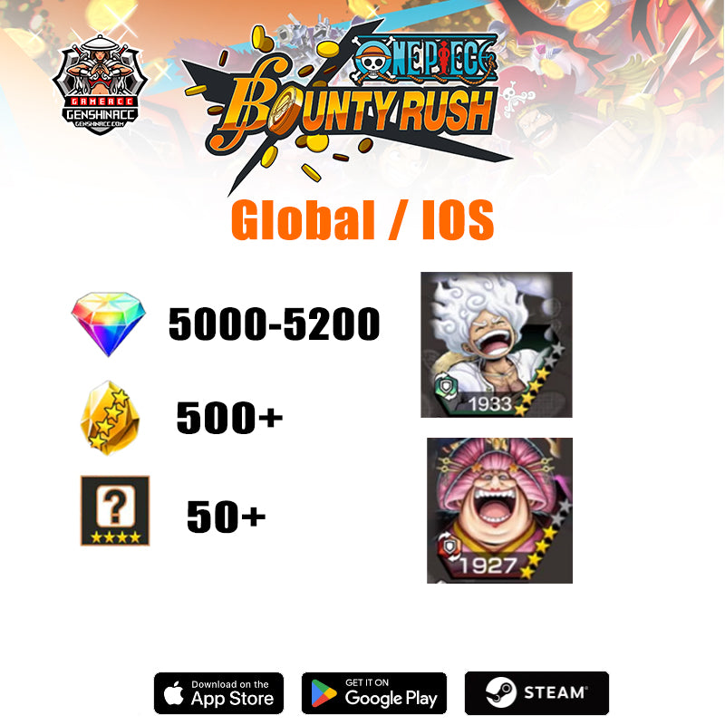 ONE PIECE Bounty Rush - Monkey D.Luffy-Gear 5+Onigashima  Big Mom( Global | iOS )