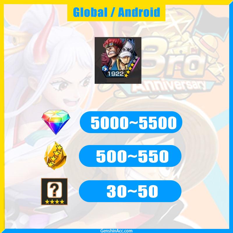 ONE PIECE Bounty Rush-Kid&Law( Global | Android ) - Genshin Acc